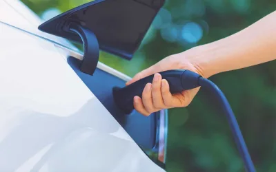 Book a charging spot for an electric car